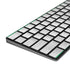 Nigeria Flag Distressed Magic Keyboard with Numeric Keypad Skin